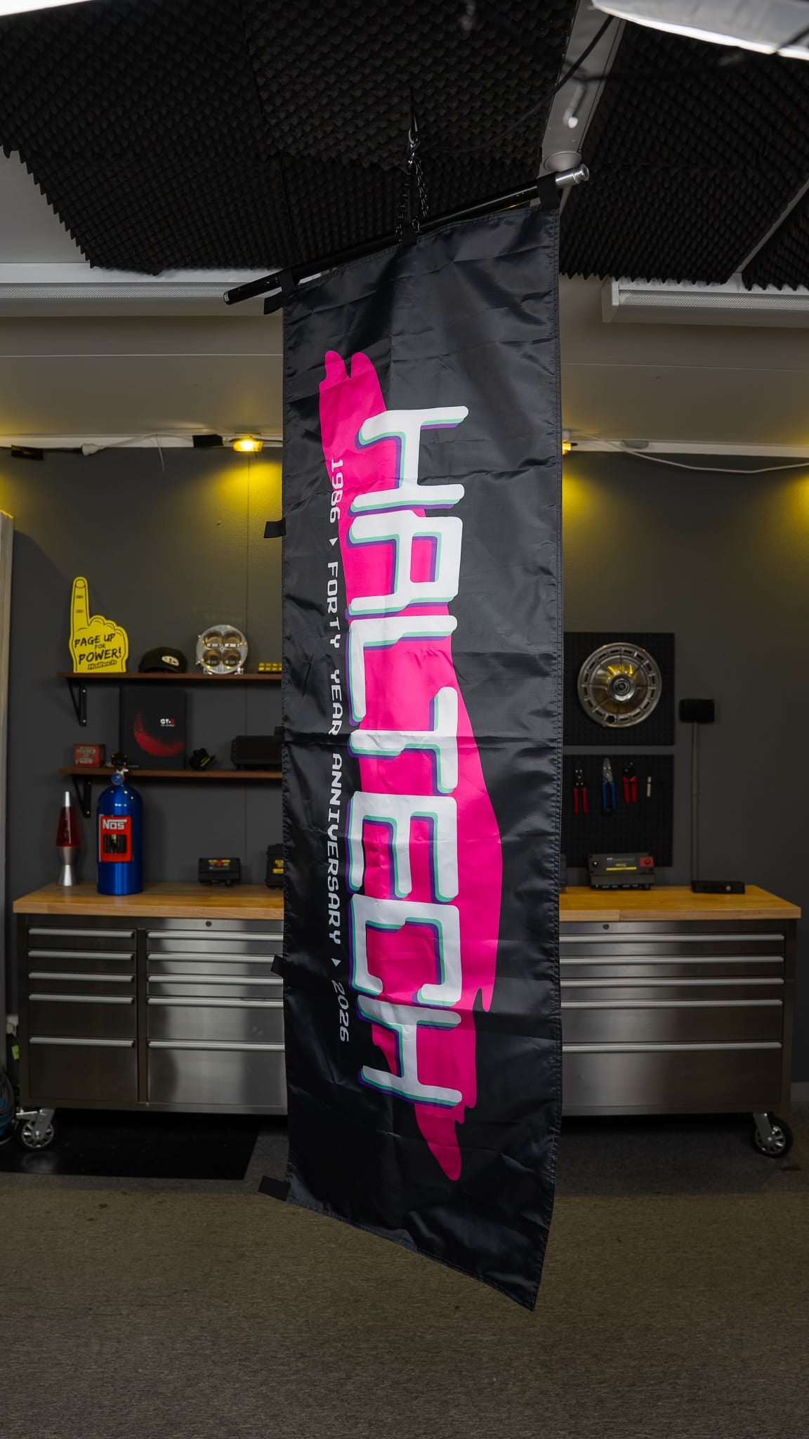 Haltech Apparel & Merchandise Haltech 40th Anniversary Nobori Flag (HT-330904) SR