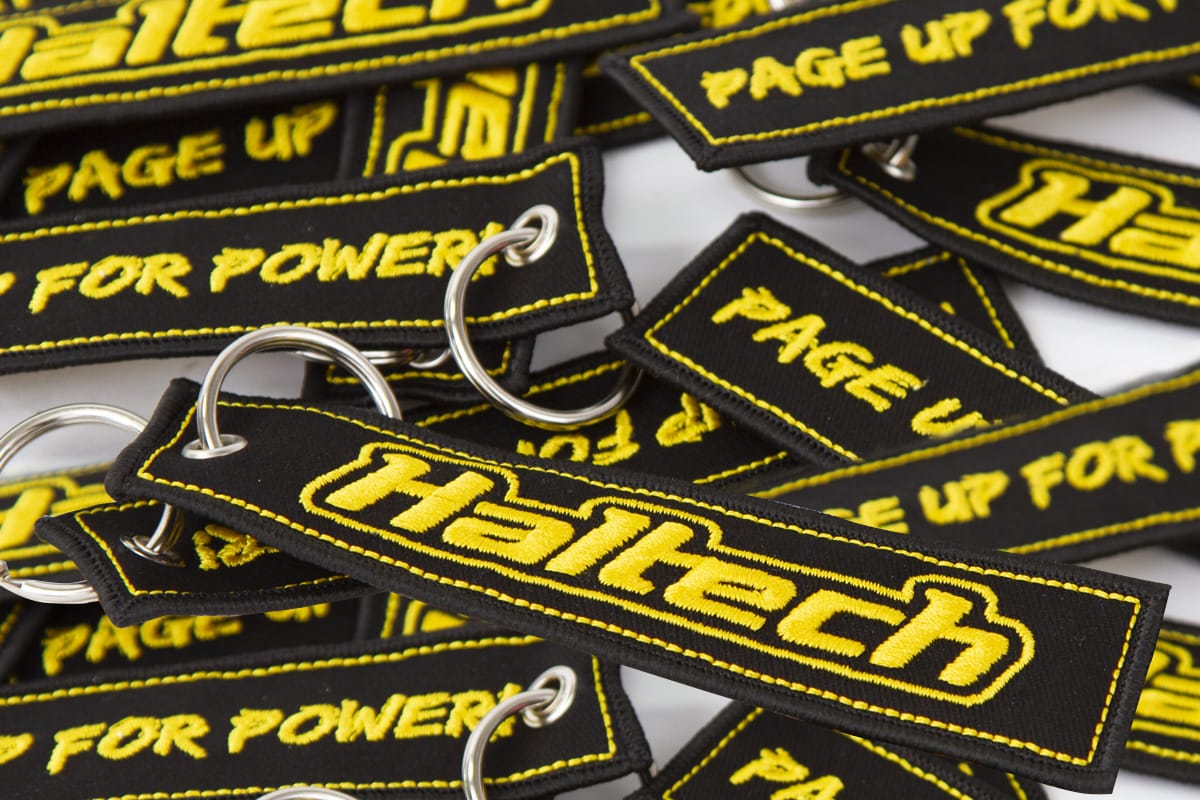 Haltech Apparel & Merchandise Haltech Fabric Keytag Black Haltech Fabric Keytag Black (HT-309006) SR