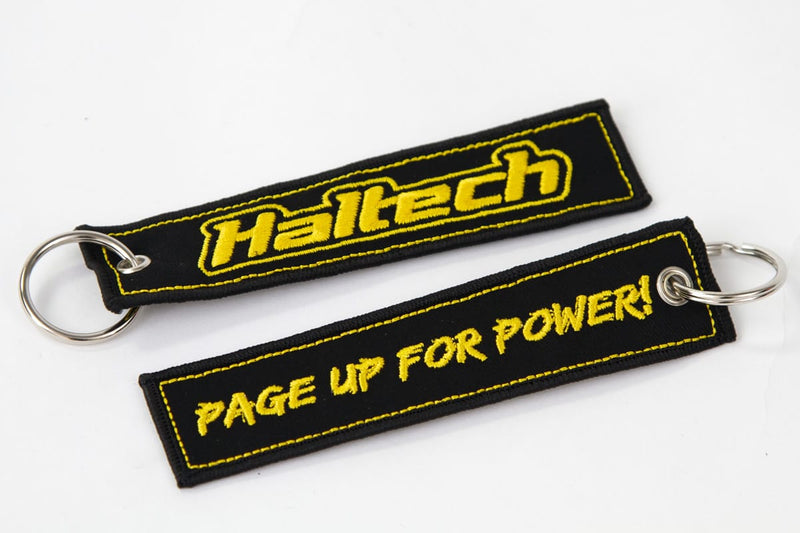 Haltech Fabric Keytag Black (HT-309006)