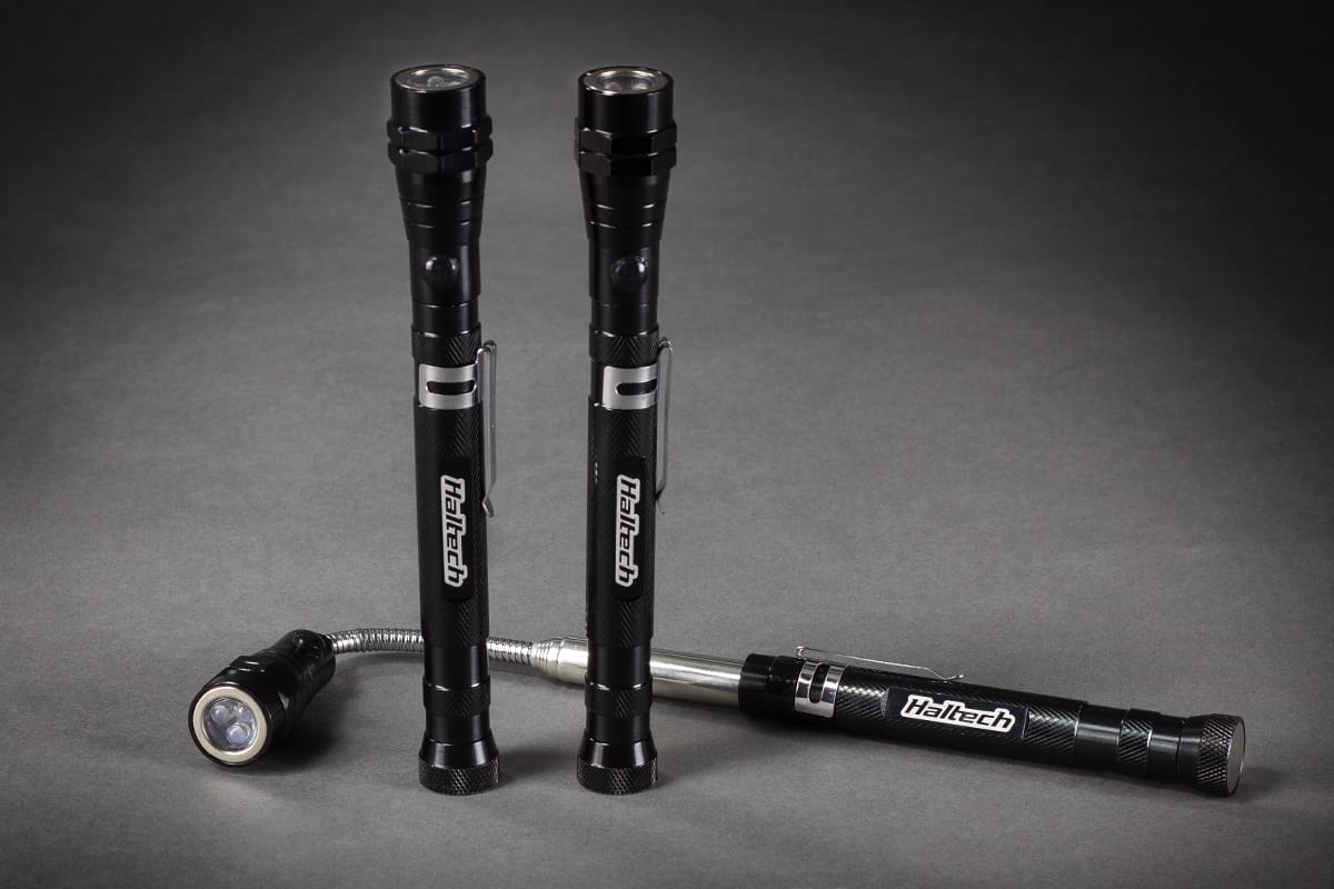 Haltech Apparel & Merchandise Haltech LED Telescopic Workshop Light Length: 17.3cm - 56.7cm Haltech LED Telescopic Workshop Light (HT-309011) SR