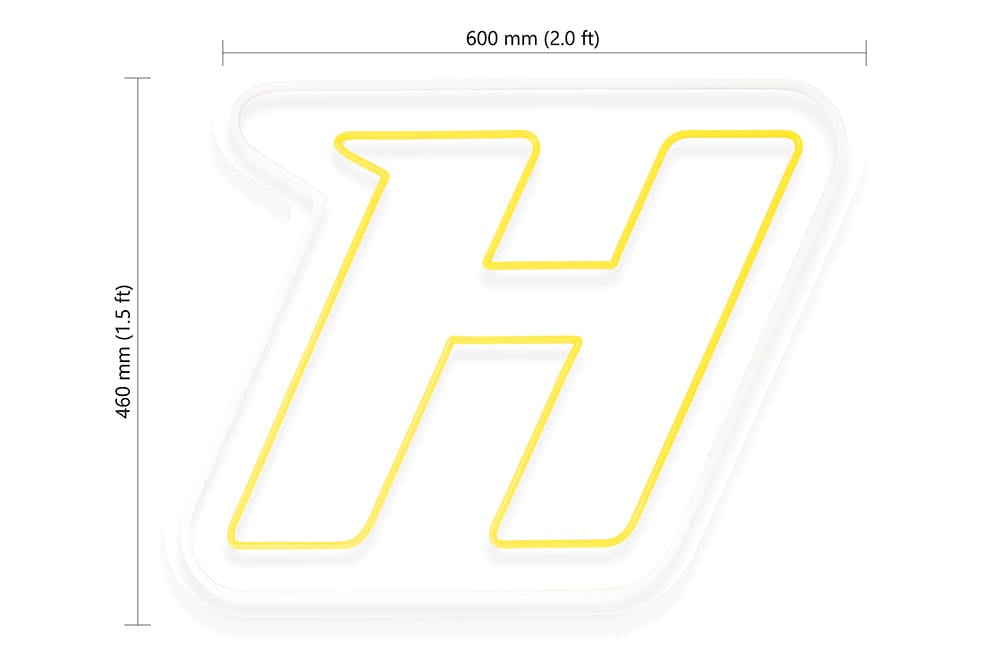 Haltech Apparel & Merchandise Haltech Neon Sign 600mm x 460mm - AU Plug (HT-309049-AU) SR