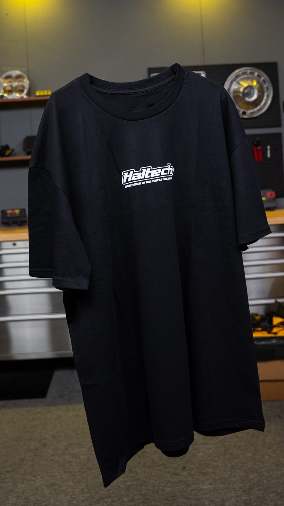Haltech Apparel & Merchandise Haltech New Classic Tee - White Logo (HT-330000WH) SR