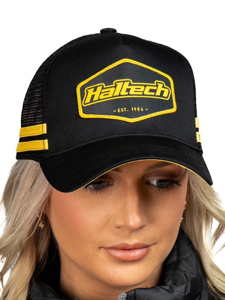 Haltech Apparel & Merchandise Haltech Snap Back Striped Trucker (HT-301004) SR