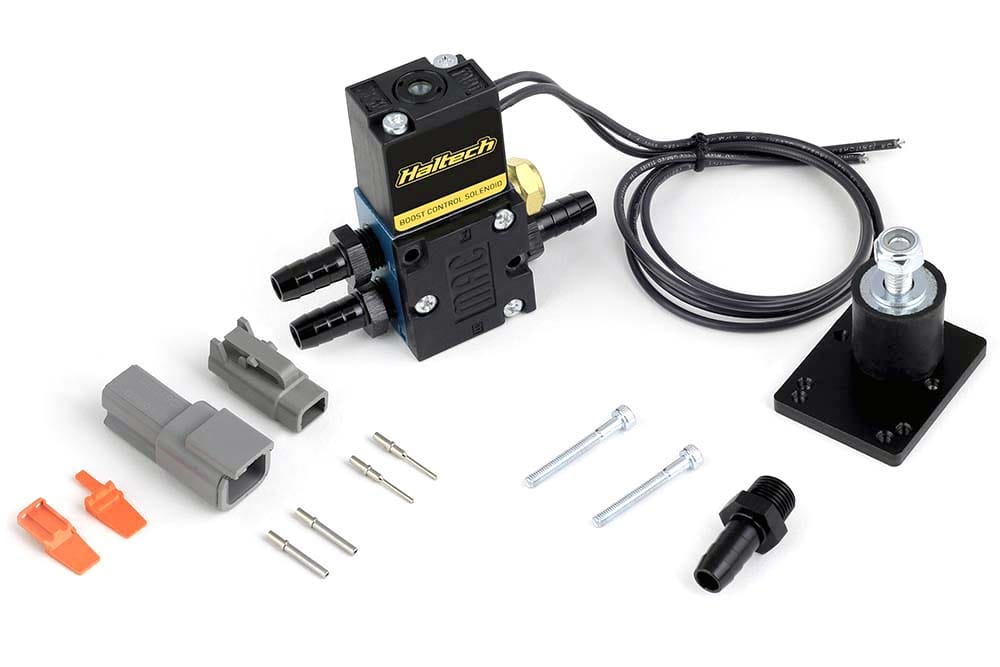Haltech Boost Controllers Boost Control Solenoid 4 Port Thread: 1/8 NPT Haltech Boost Control Solenoid 4 Port (HT-020401) SR