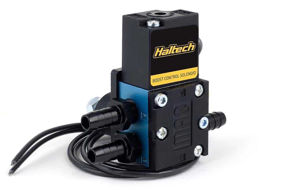 Haltech Boost Controllers Boost Control Solenoid 4 Port Thread: 1/8 NPT Haltech Boost Control Solenoid 4 Port (HT-020401) SR