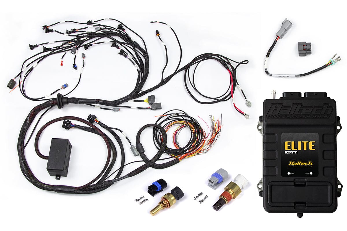 Haltech ECU Haltech RB Twin CAM Elite 2500 ECU, Main Harness, CAS Breakout, ATS, HT-151307 SR