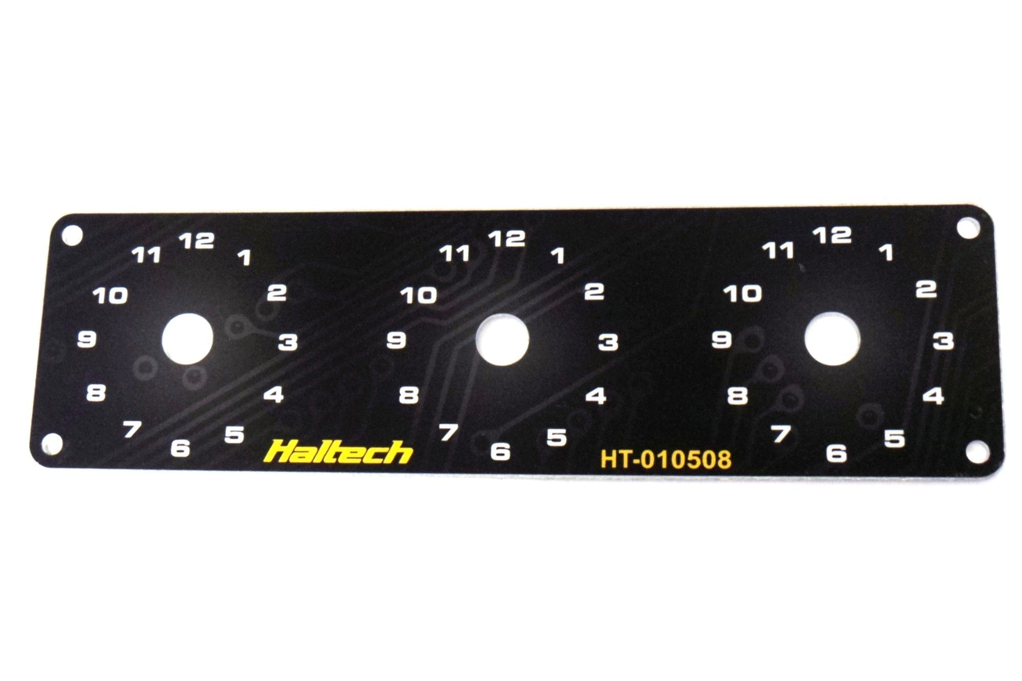 Haltech ECU Haltech Triple Switch Panel Only - includes Yellow & Red knobs HT-010508 SR