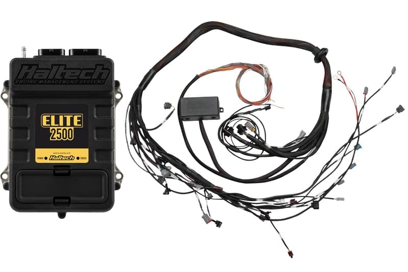 HALTECH Elite 2500 + Toyota 2JZ No Ignition Harness Terminated Harness Kit Injector Connector: Bosch EV1 HALTECH Elite 2500 + Toyota 2JZ No Ignition Harness Terminated Harness Kit Injector Connector: Bosch EV1 SR