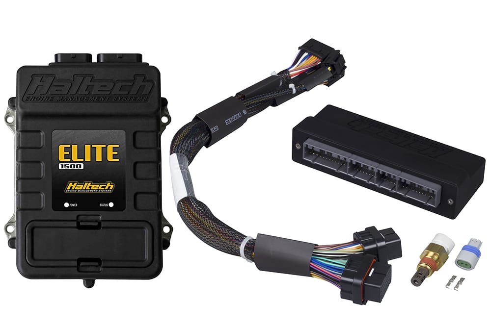 Haltech Engine Management Elite 1500 + Mitsubishi EVO 4-8 (5 Speed) Plug 'n' Play Adaptor Harness Kit Haltech Elite 1500 + Mitsubishi EVO 4-8 (5 Speed) Plug 'n' Play Adaptor Harness Kit (HT-150945) SR