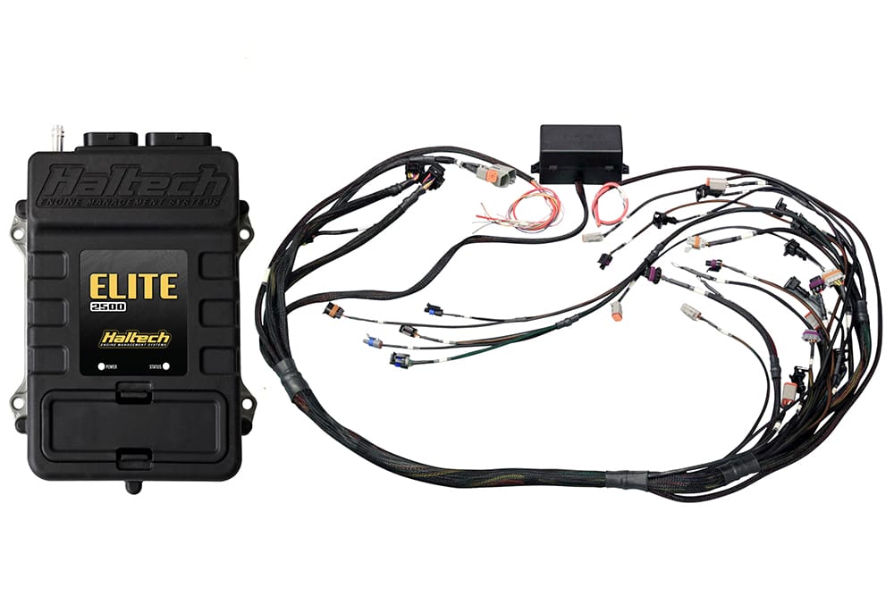Haltech Engine Management Elite 2500 + GM GEN IV LSx (LS2/LS3 etc) non DBW Terminated Harness Kit Injector Connector: Bosch EV6 (as per factory) Haltech Elite 2500 + GM GEN IV LSx (LS2/LS3 etc) non DBW Terminated Harness Kit (EV6) (HT-151365) SR