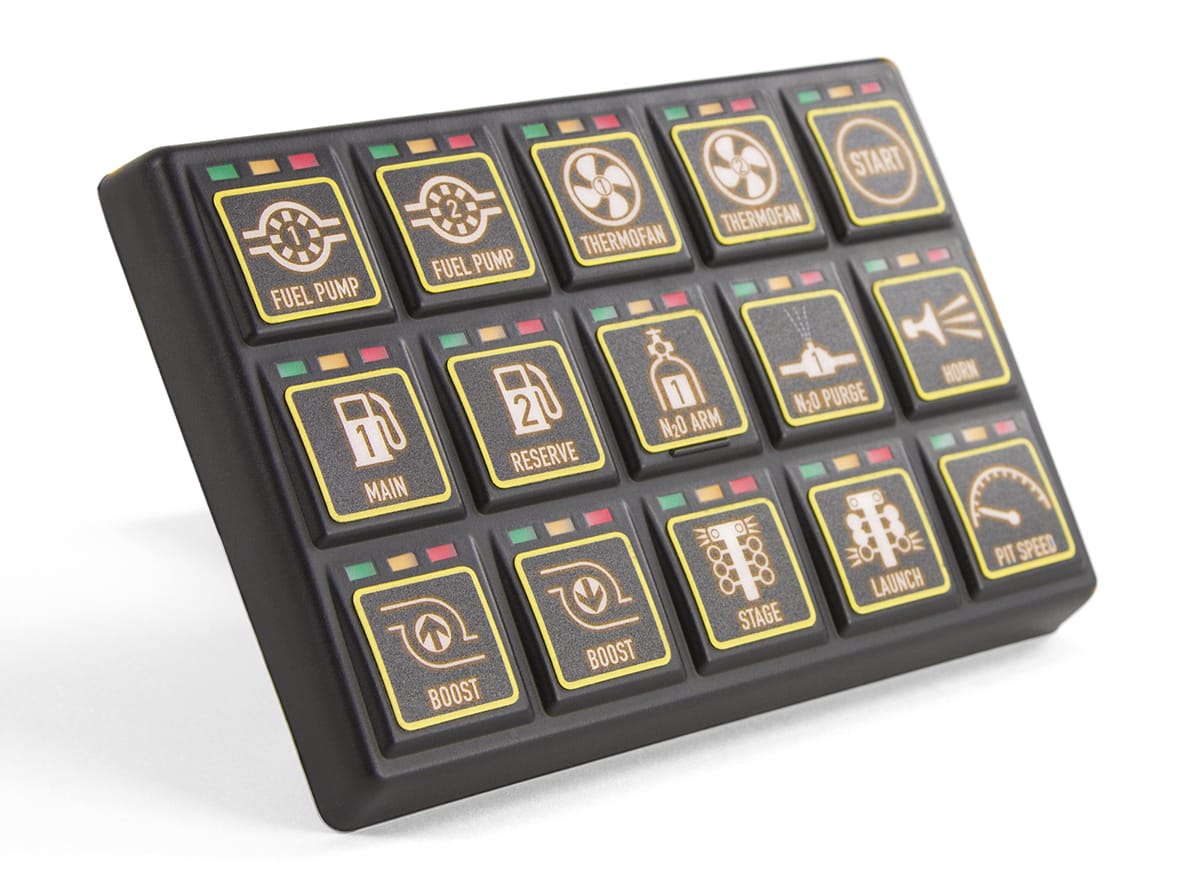 Haltech Engine Management Haltech CAN Keypad 15 button (3x5) Thread: M6 Haltech CAN Keypad 15 button (3x5) (HT-011502) SR