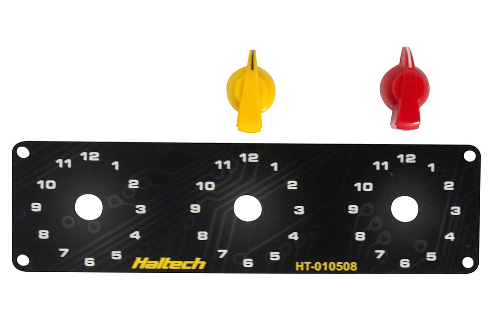 Haltech Engine Management Triple Switch Panel Kit Haltech Triple Switch Panel Kit (HT-010510) SR