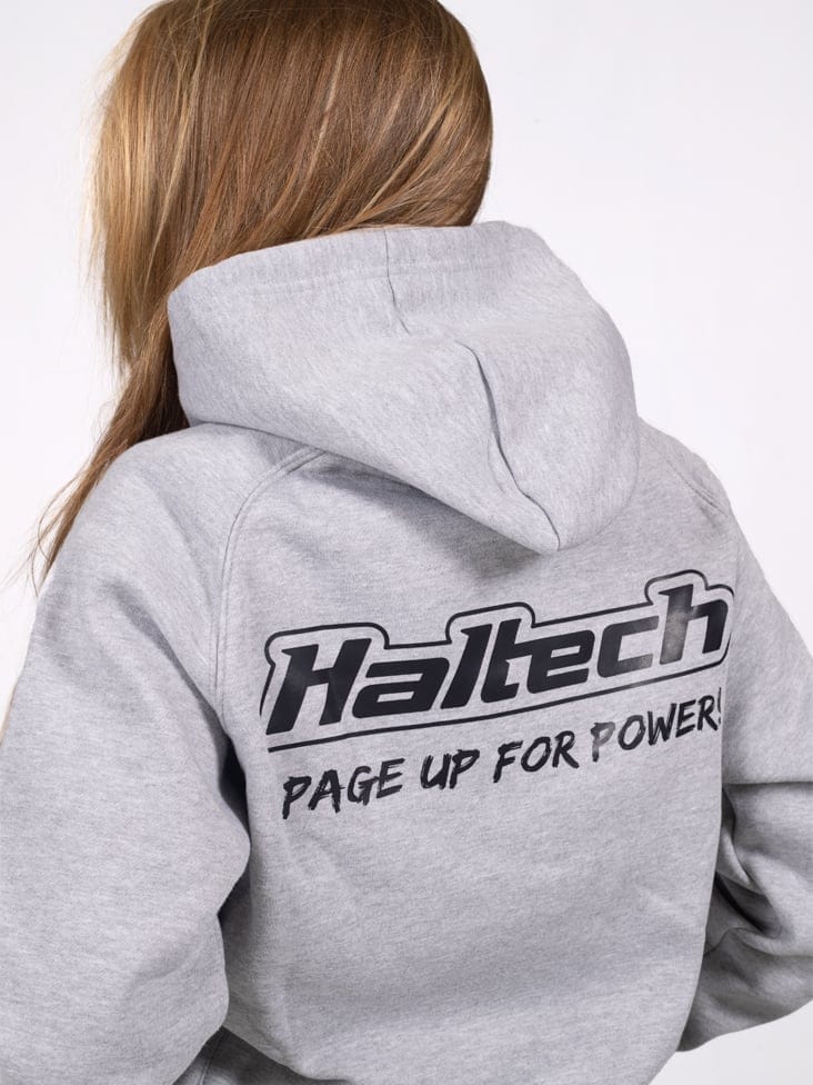 HALTECH Haltech "Classic" Hoodie Grey Size: Large Haltech "Classic" Hoodie Grey Size: Large SR