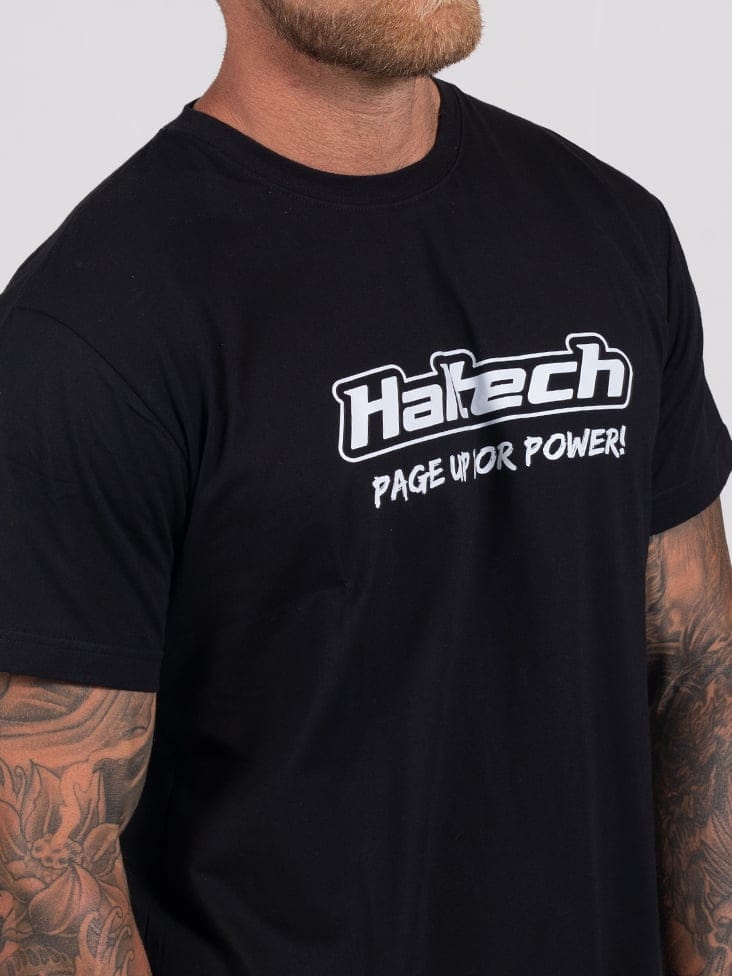 HALTECH Haltech "Classic" T-Shirt Black Size: 2XL Haltech "Classic" T-Shirt Black Size: 2XL SR