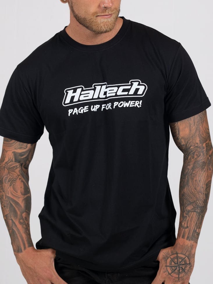 HALTECH Haltech "Classic" T-Shirt Black Size: XL Haltech "Classic" T-Shirt Black Size: XL SR
