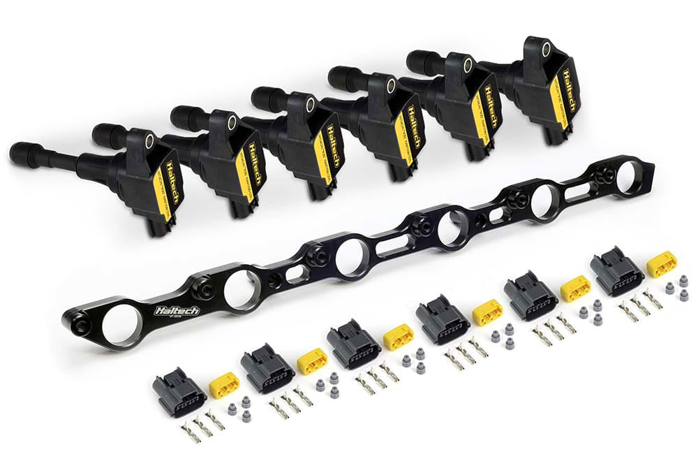 Haltech Ignition Coils & Mounts Haltech R35 Coil Bracket Kit for Toyota JZ Includes Bracket , Coils and connectors (HT-120200) SR