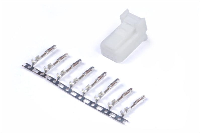 HALTECH Plug and Pins Only - 8 Pin White Tyco HALTECH Plug and Pins Only - 8 Pin White Tyco SR