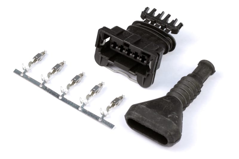 Haltech Plugs & Pins Plug and Pins Only - Bosch 5 Pin Junior Timer Female Connector Haltech Plug and Pins Only - Bosch 5 Pin Junior Timer Female Connector (HT-030312) SR
