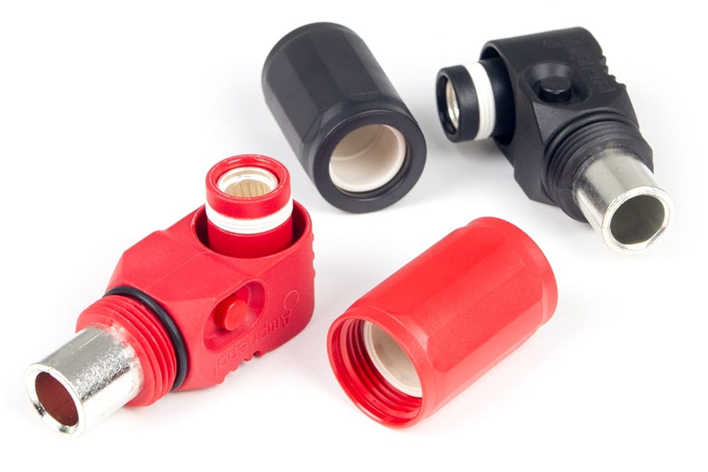 Haltech Plugs & Pins SurLok Connector Set - 200A (Black + Red) Haltech SurLok Connector Set - 200A (Black + Red) (HT-030030) SR