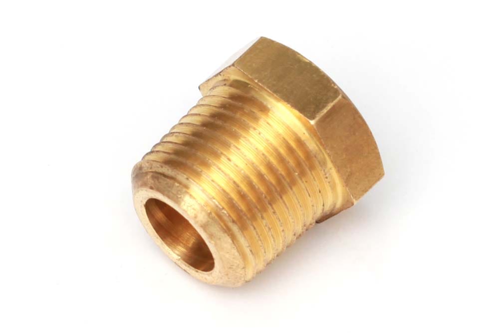 Haltech Sender & Sensors Adaptor - Brass 1/8" NPTF to 3/8" NPTF Length: 20mm Haltech Adaptor - Brass 1/8" NPTF to 3/8" NPTF (HT-120000) SR
