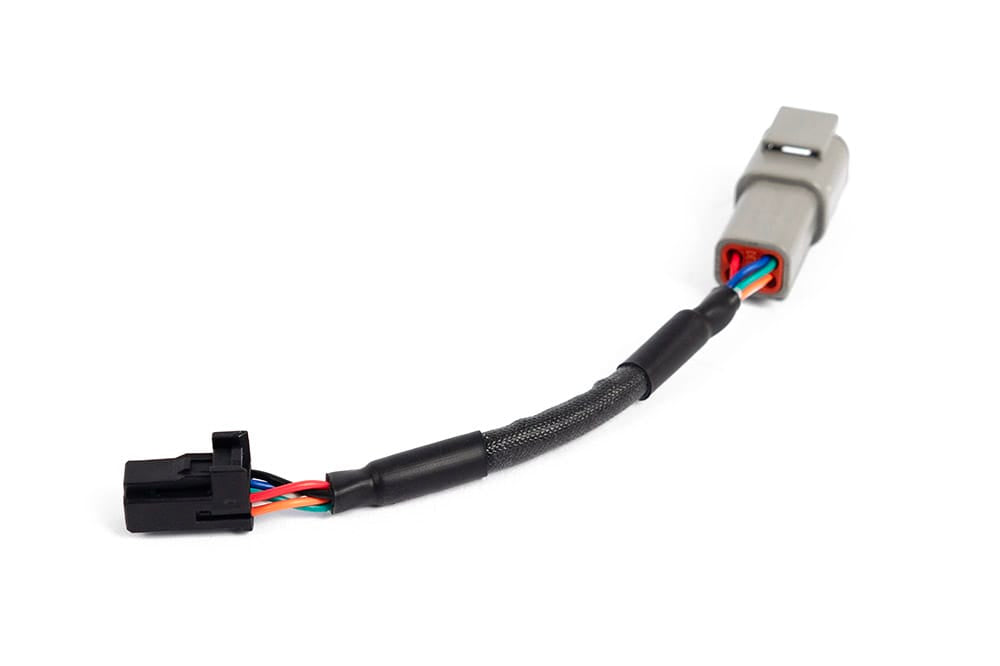 Haltech Wiring Harnesses / Looms Haltech CAN Adaptor Cable DTM-4 Female Receptacle/Socket to 8 pin Black Tyco Haltech CAN Adaptor Cable DTM-4 Female Receptacle/Socket to 8 pin Black Tyco (HT-130040) SR