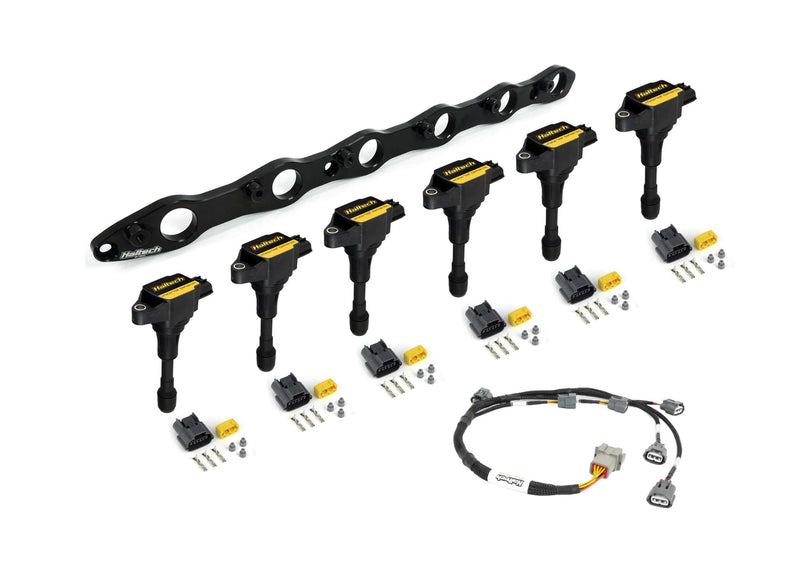 Haltech R35 Coil Bracket Kit for Nissan RB Includes Bracket , Coils, Connectors and Harness (HT-120203)