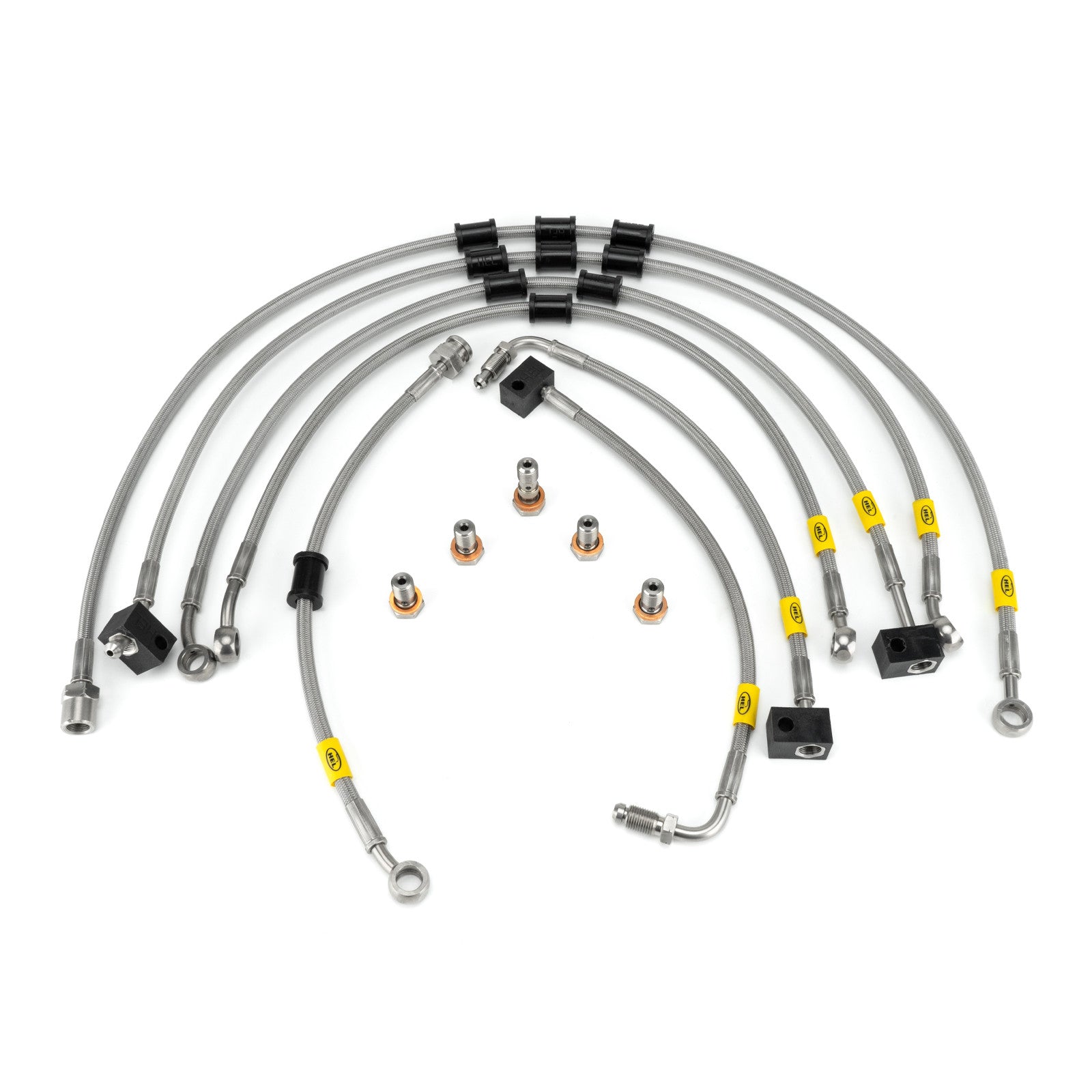 Yamaha VMX1700 V-Max ABS 2009-2017 Flexible ABS Replacement Brake Lines HEL Stainless Steel Braided