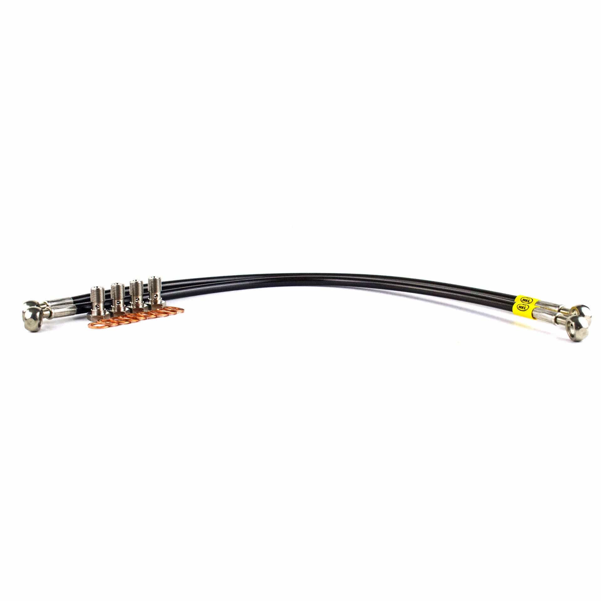 Hel Performance Braided Brake Lines - Car Classic Mini Late Type Servo Kit SR