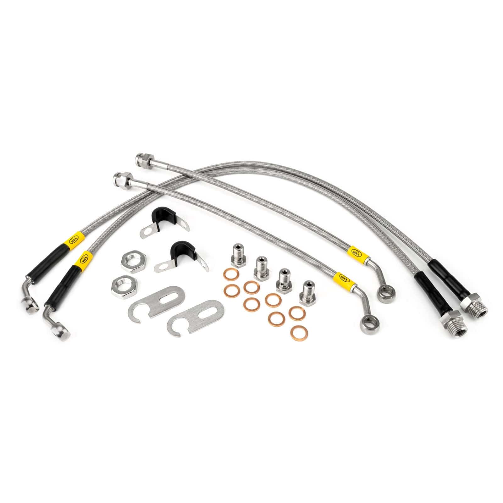 Hel Performance Braided Brake Lines - Car Mazda MX-5 NC All Models 2005- Brake Lines HEL Stainless Steel Braided SR