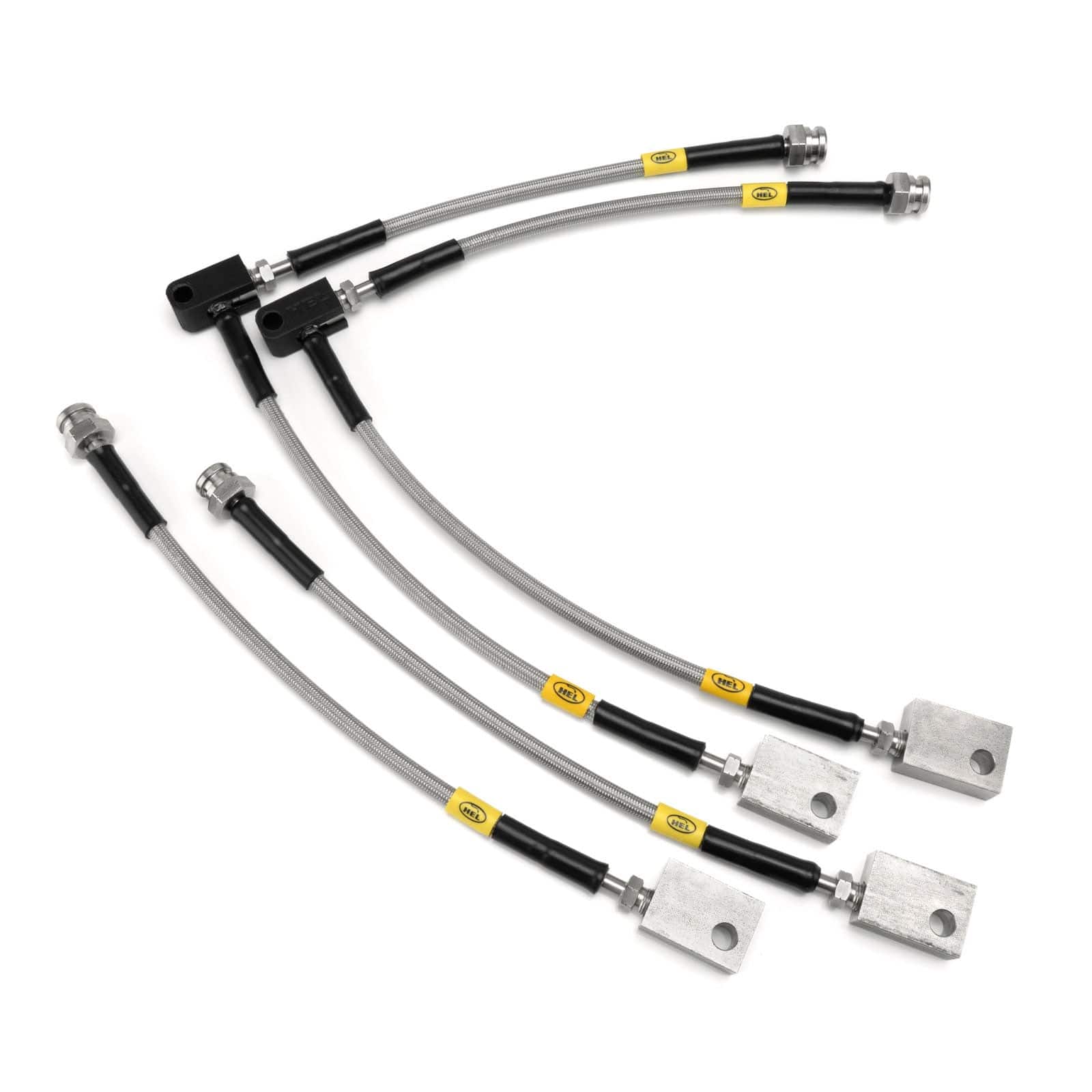 Hel Performance Braided Brake Lines - Car Nissan Skyline R35 3.8 GT-R 2007- Brake Lines HEL Stainless Steel Braided SR