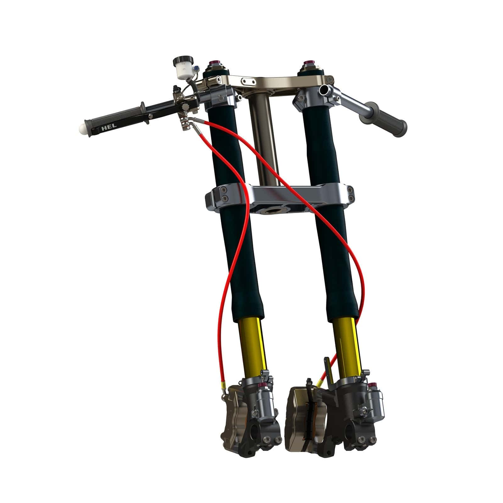 Hel Performance Braided Brake Lines - Motorcycle Honda XRV750 Africa Twin R L-Y 1990-2003 Full Length Race Brake Lines HEL Stainless Steel Braided SR