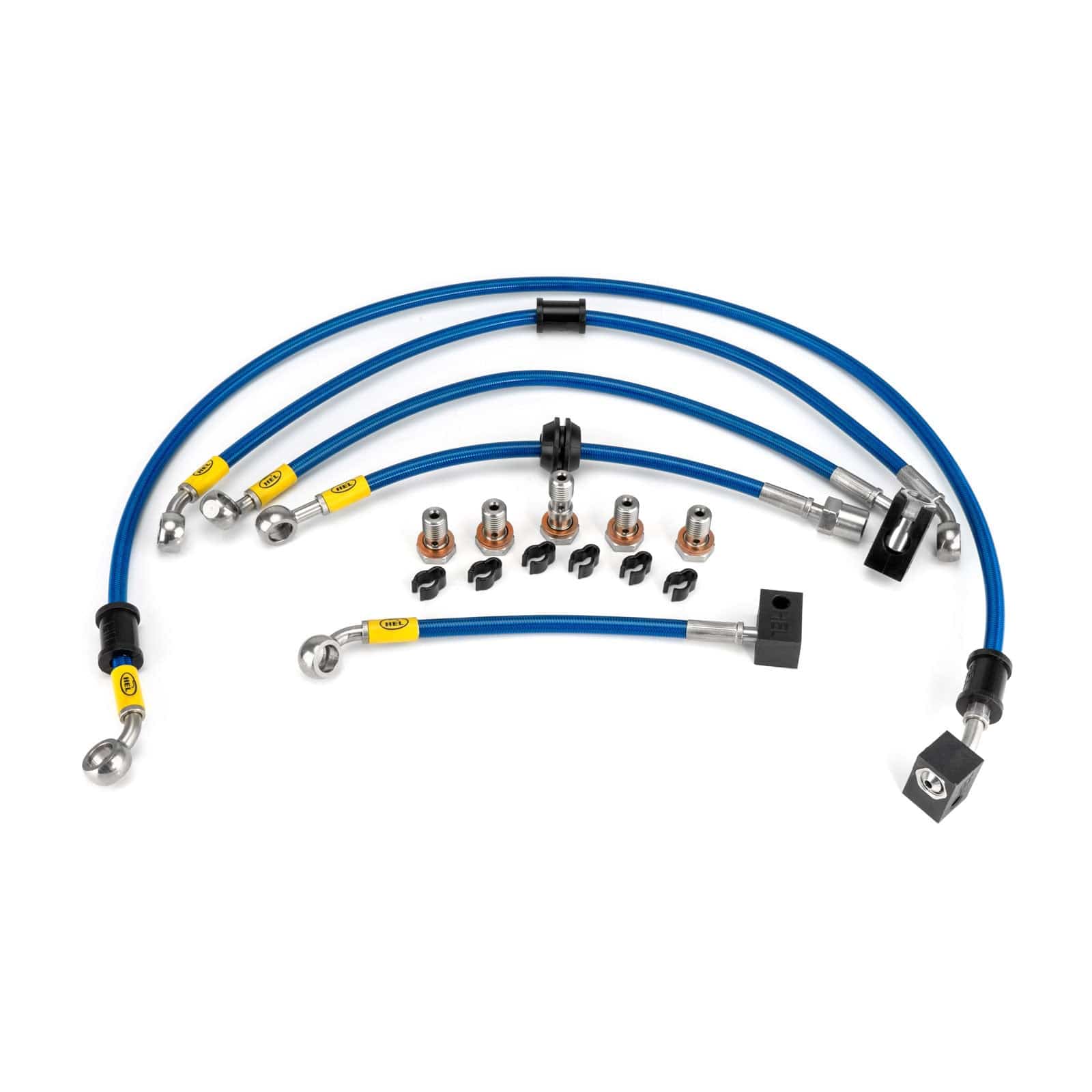 Hel Performance Braided Brake Lines - Motorcycle Suzuki GSX-R1000 ABS L5-L6 2015-2016 Flexible ABS Replacement Brake Lines HEL Stainless Steel Braided SR
