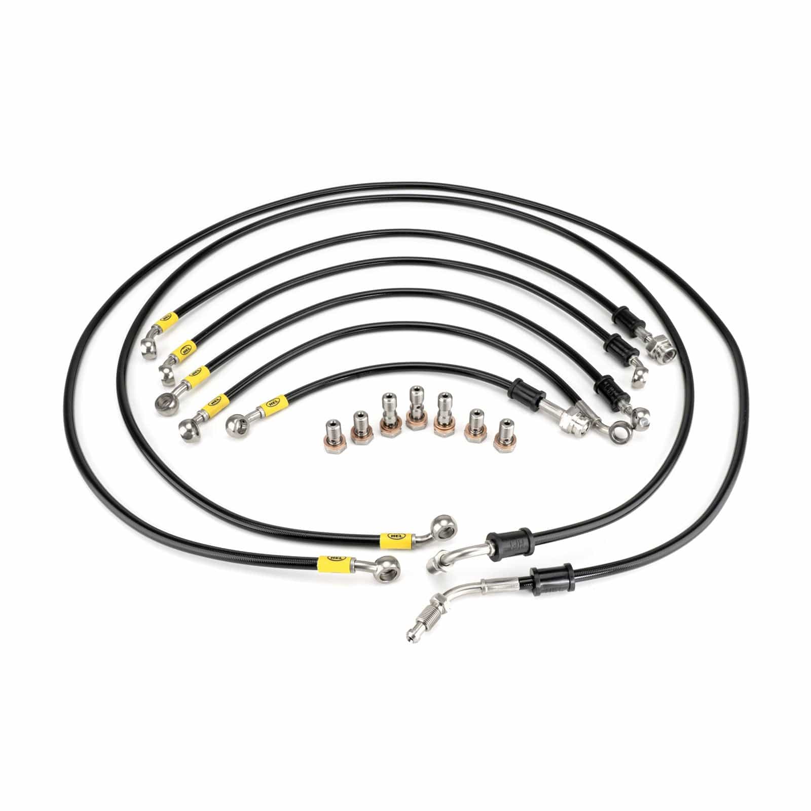 Hel Performance Braided Brake Lines - Motorcycle Suzuki GSX1250 FA ABS 2010-2014 Flexible ABS Replacement Brake Lines HEL Stainless Steel Braided SR