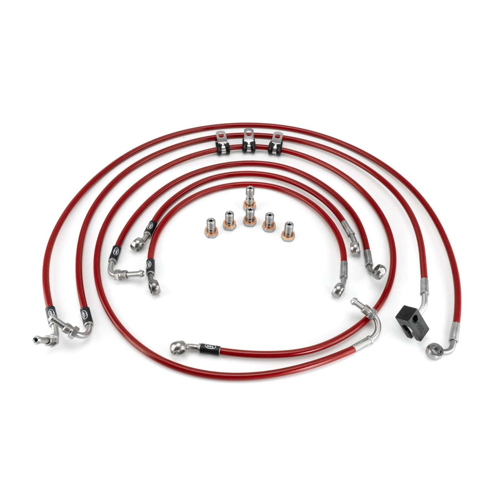 Hel Performance Braided Brake Lines - Motorcycle Triumph Daytona 675R ABS 2013-2017 Flexible ABS Replacement Brake Lines HEL Stainless Steel Braided SR