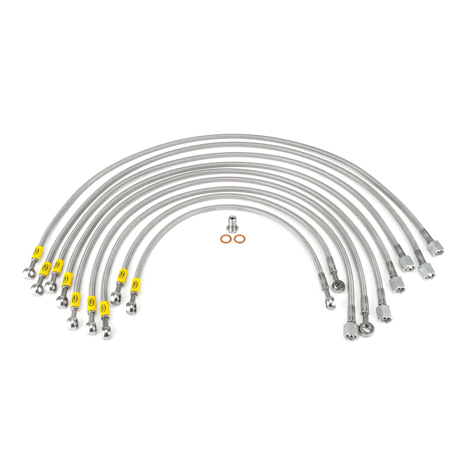 Hel Performance Braided Fuel Injector Lines Ford Sierra XR4, XR4X4 1983- Fuel Injector Lines HEL Stainless Steel Braided SR