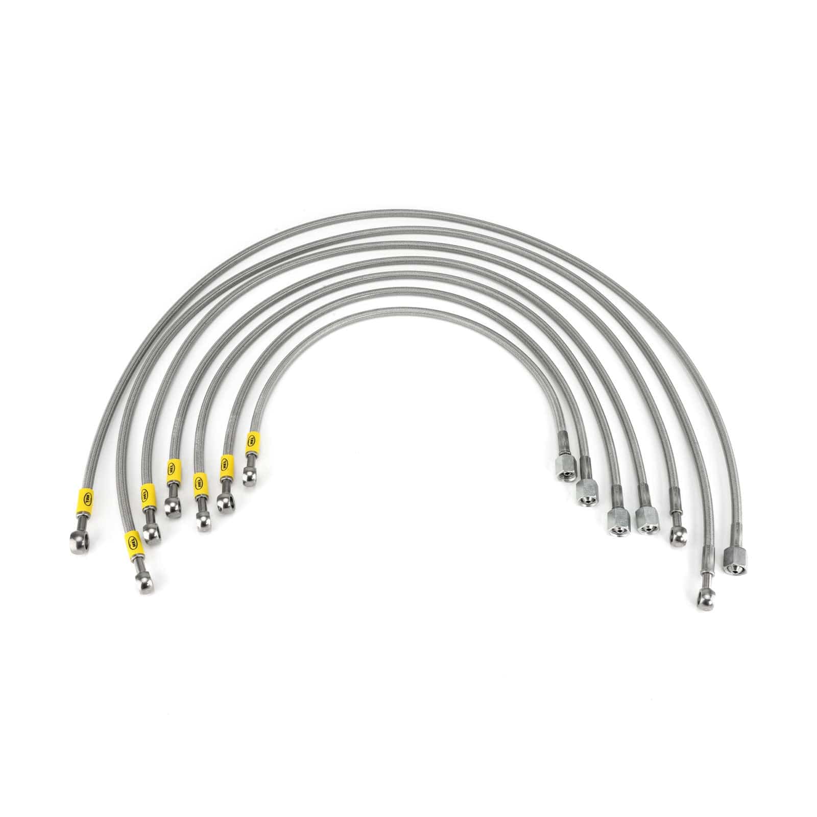 Hel Performance Braided Fuel Injector Lines Volkswagen Golf MK2 16V LHD (M12 Injectors) Fuel Injector Lines HEL Stainless Steel Braided SR