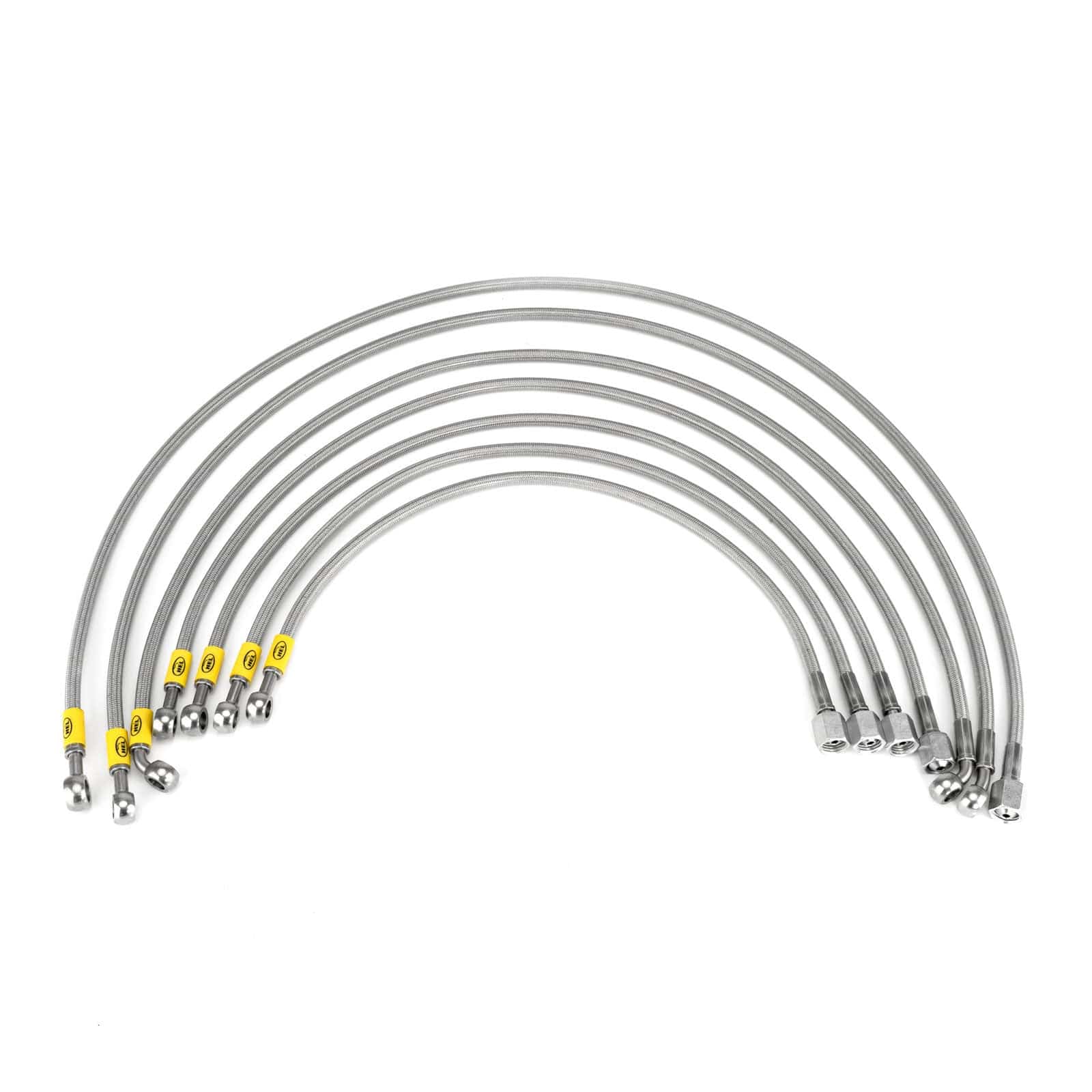 Hel Performance Braided Fuel Injector Lines Volkswagen Golf MK2 16V RHD (M12 Injectors) Fuel Injector Lines HEL Stainless Steel Braided SR