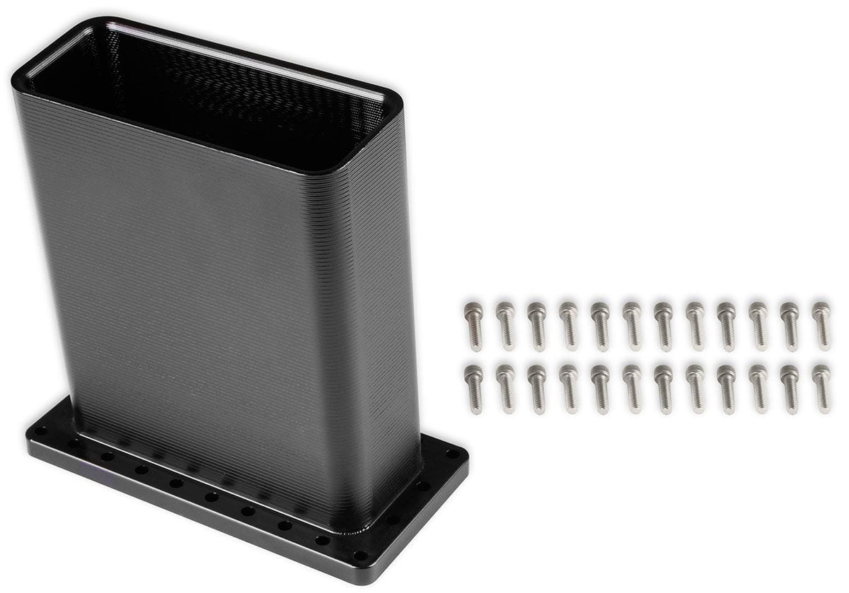 Holley Holley Holley LS Ultra Lo-Ram Billet Burst Panel Duct, Black (HO300-608BK) SR