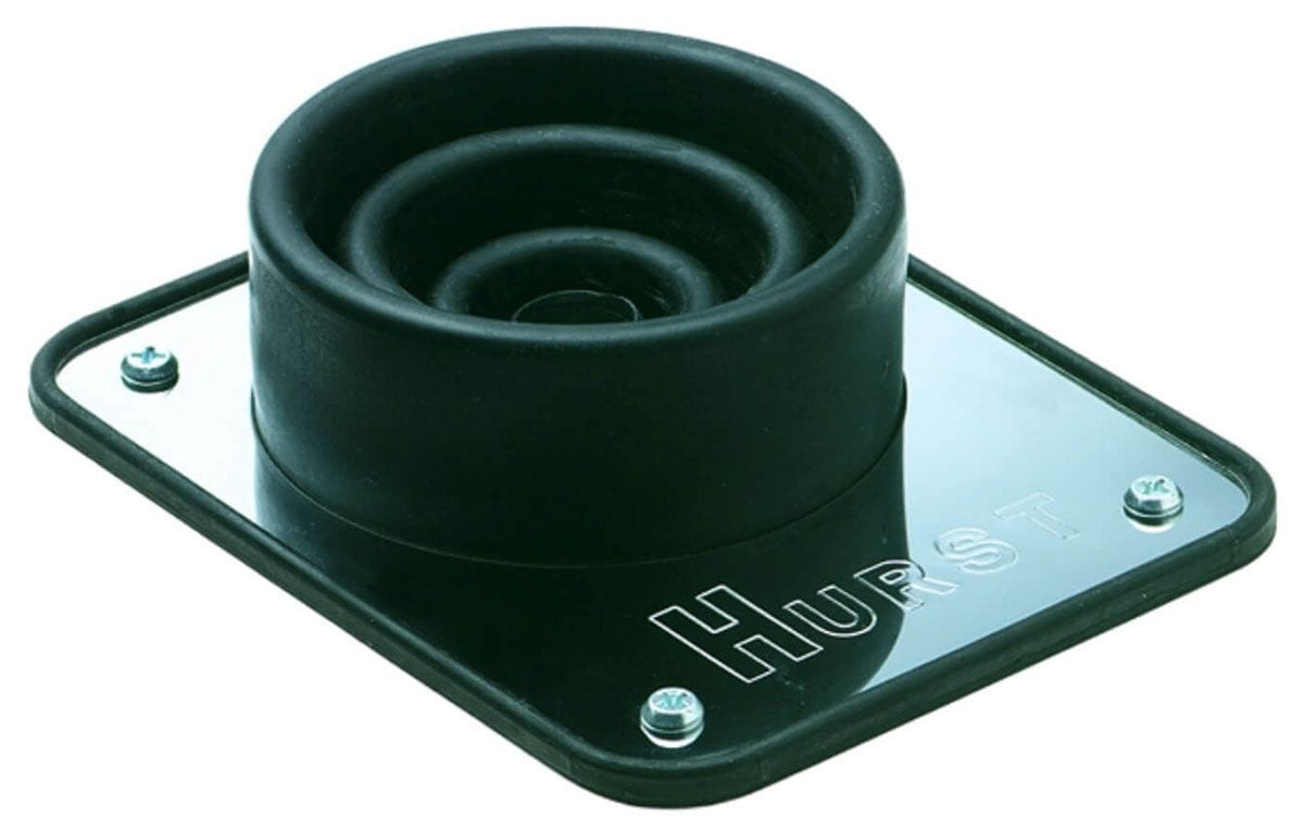 HURST Complete With Chrome Lid plate & Mounting Hardware, 4-3/8" x 5-1/2" Hurst B-1 Shifter Boot & Plate HU1147336 SR