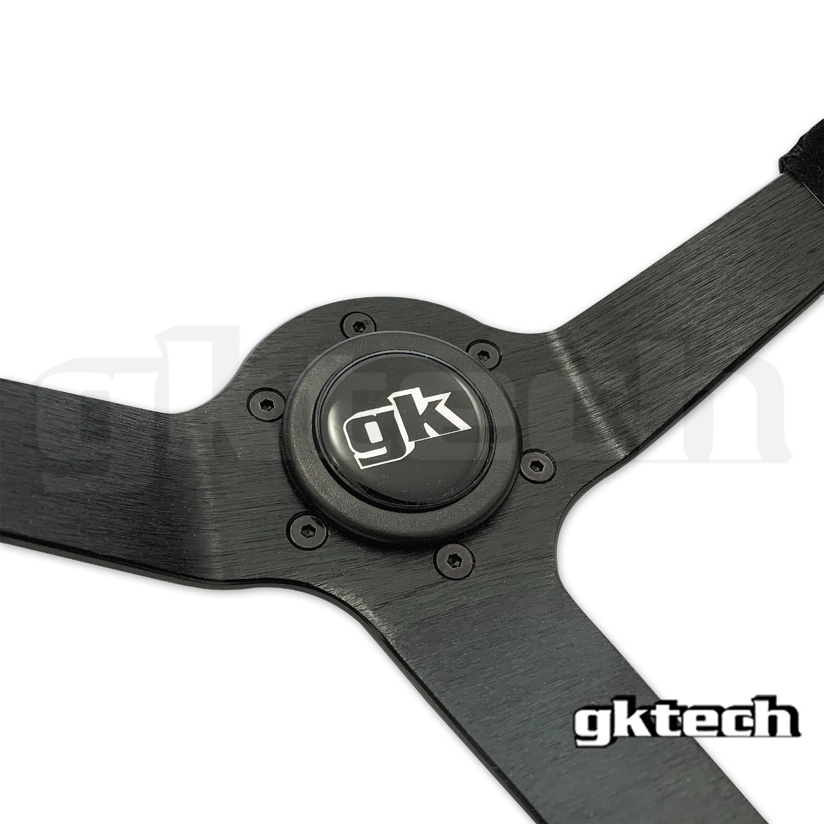 Steering wheel 350mm Deep dished perforated leather