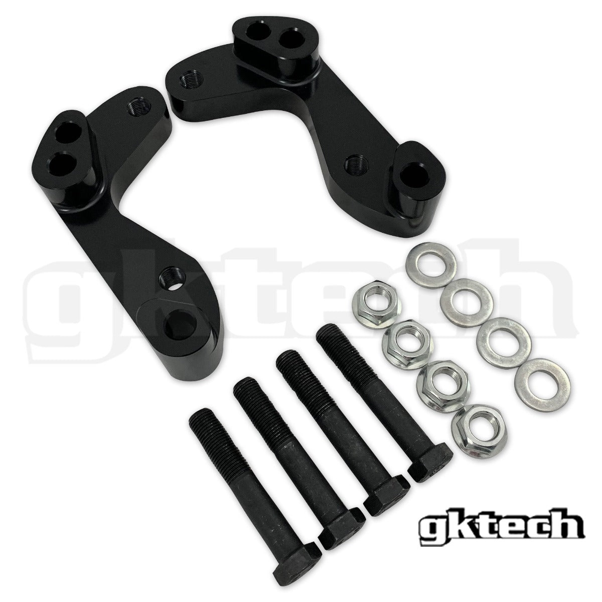 GKTech Z32, R32, S14, S15 Caliper Bracket To Suit 350, V35 Brembo Rotors (350ZADPTBUNDLE)