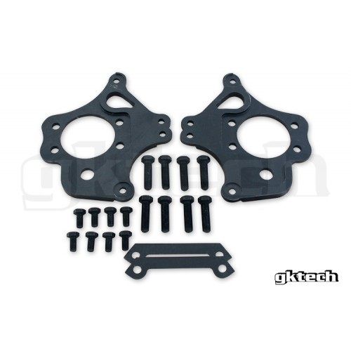 GKTech 2 Pot Nissan dual caliper Hidden Hydraulic handbrake setup (HDDN-HBRK-KIT)