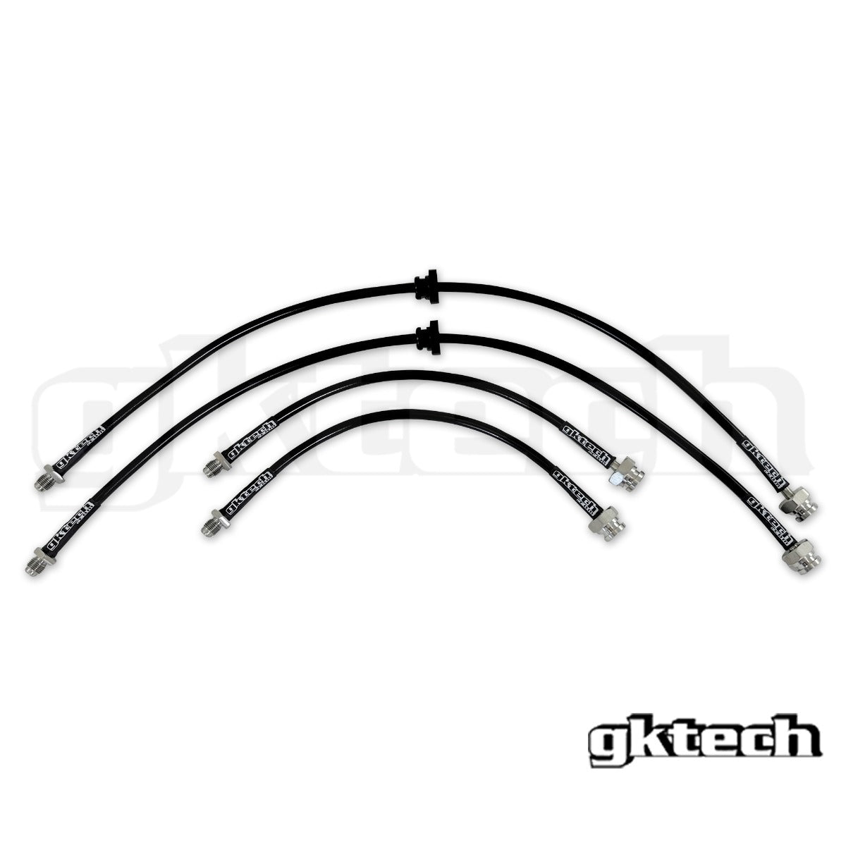 GKTech S13, 180SX to Z32, GTST, GT-R conversion braided brake lines (S13X-CONVN-KIT2)