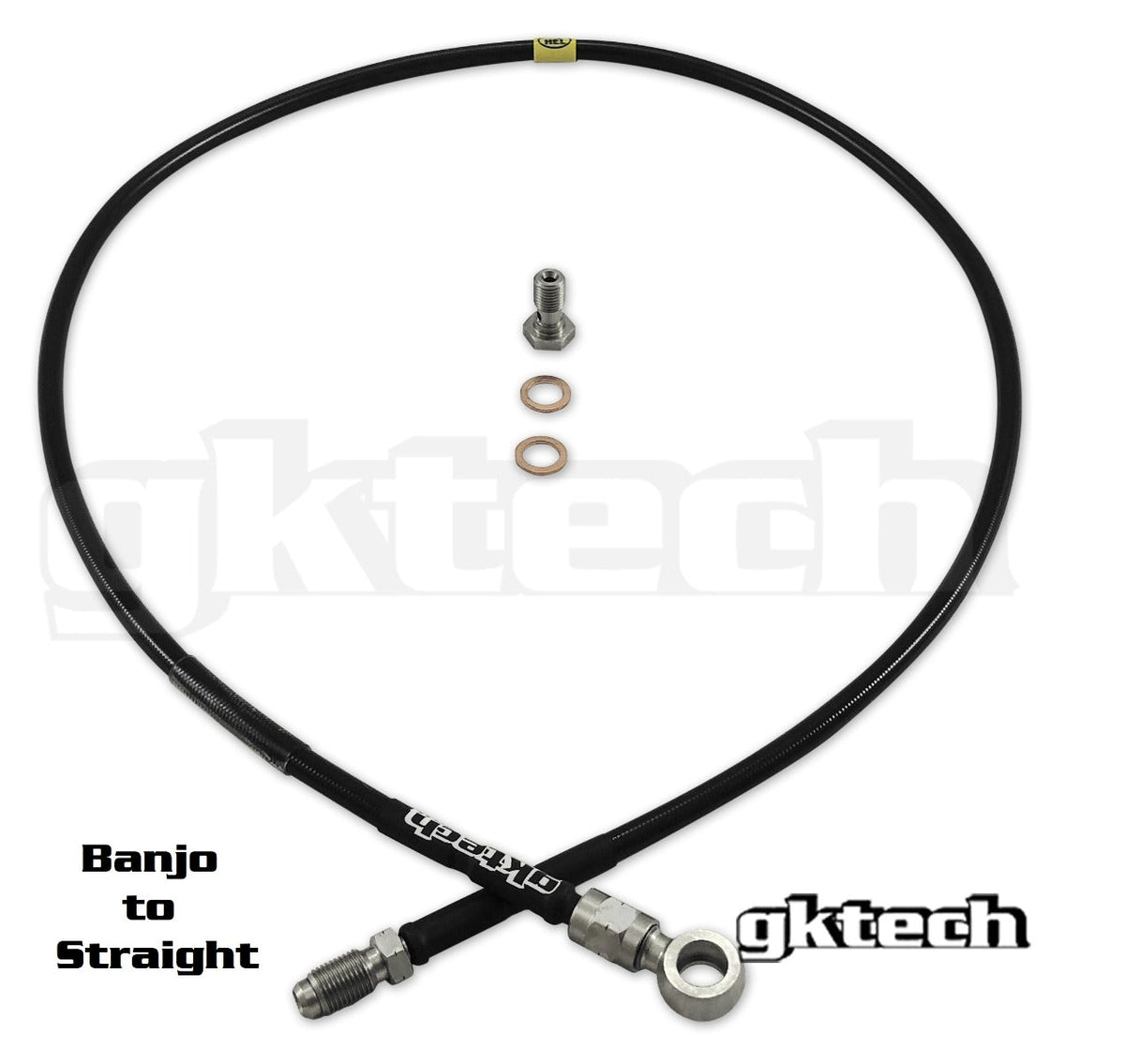 GKTech Banjo to Straight for S/R Chassis Z33, Z34 Conversion braided clutch line (Z33X-BAST)