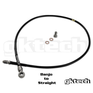 GKTech Banjo to Straight for S/R Chassis Z33, Z34 Conversion braided clutch line (Z33X-BAST)