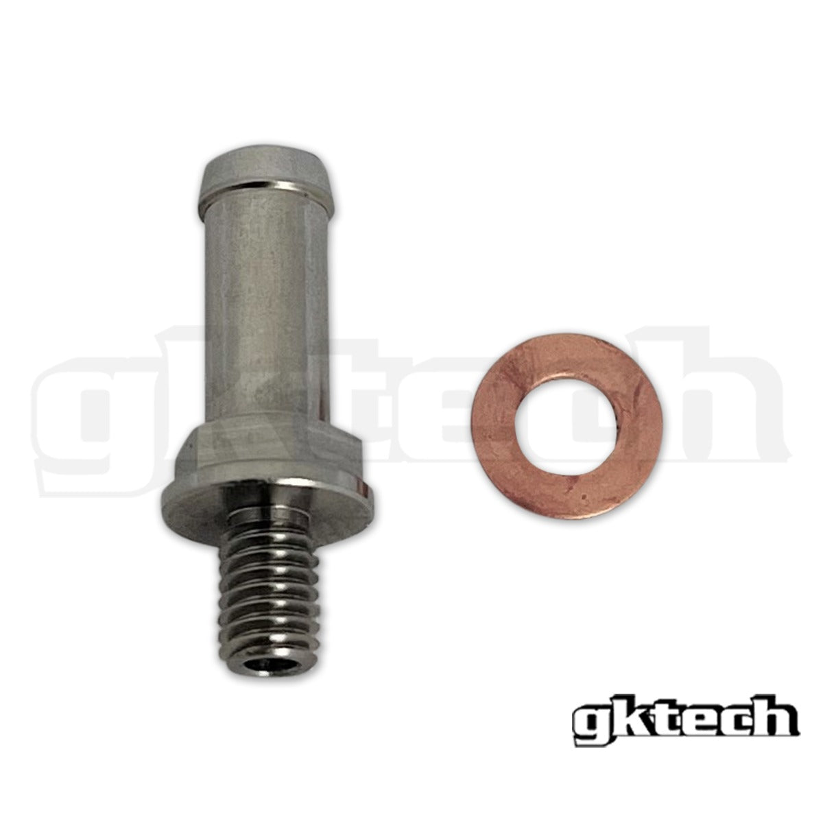 M6x1.0 to 8mm barbed fitting