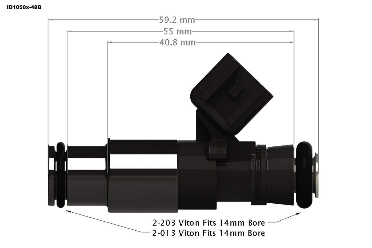 Injector Dynamics Injector Dynamics ID1050x Fuel Injectors 1050.48.14.14B.6 SR