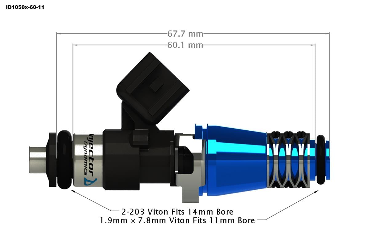 Injector Dynamics Injector Dynamics ID1050x Fuel Injectors 1050.60.11.D.4 SR