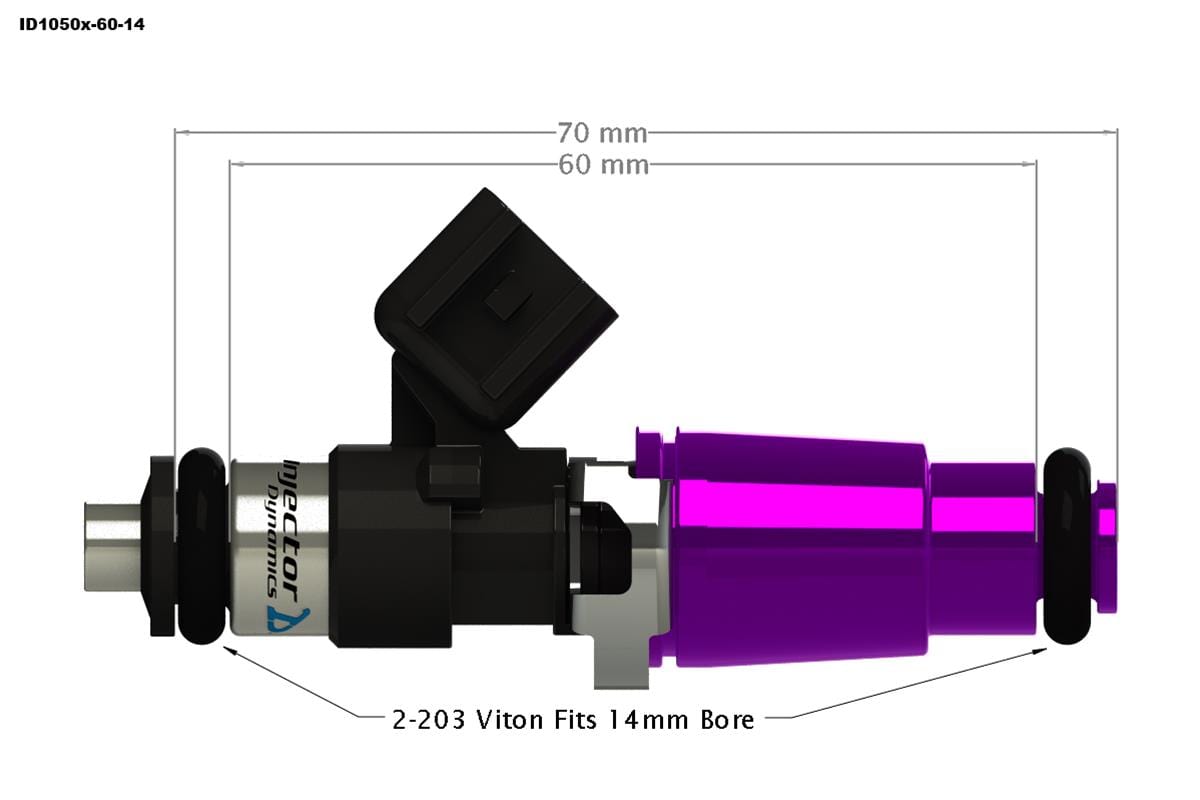 Injector Dynamics Injector Dynamics ID1050x Fuel Injectors 1050.60.14.14B.6 SR