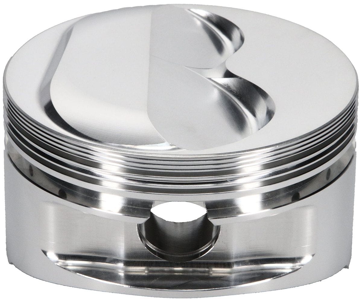 JE Small Block Chevy 407, 4.155", 6.000" rod length, 12.8cc dome volume JE Pistons 400 Small Block Chevy - 23° Dome Forged Piston J242891 SR